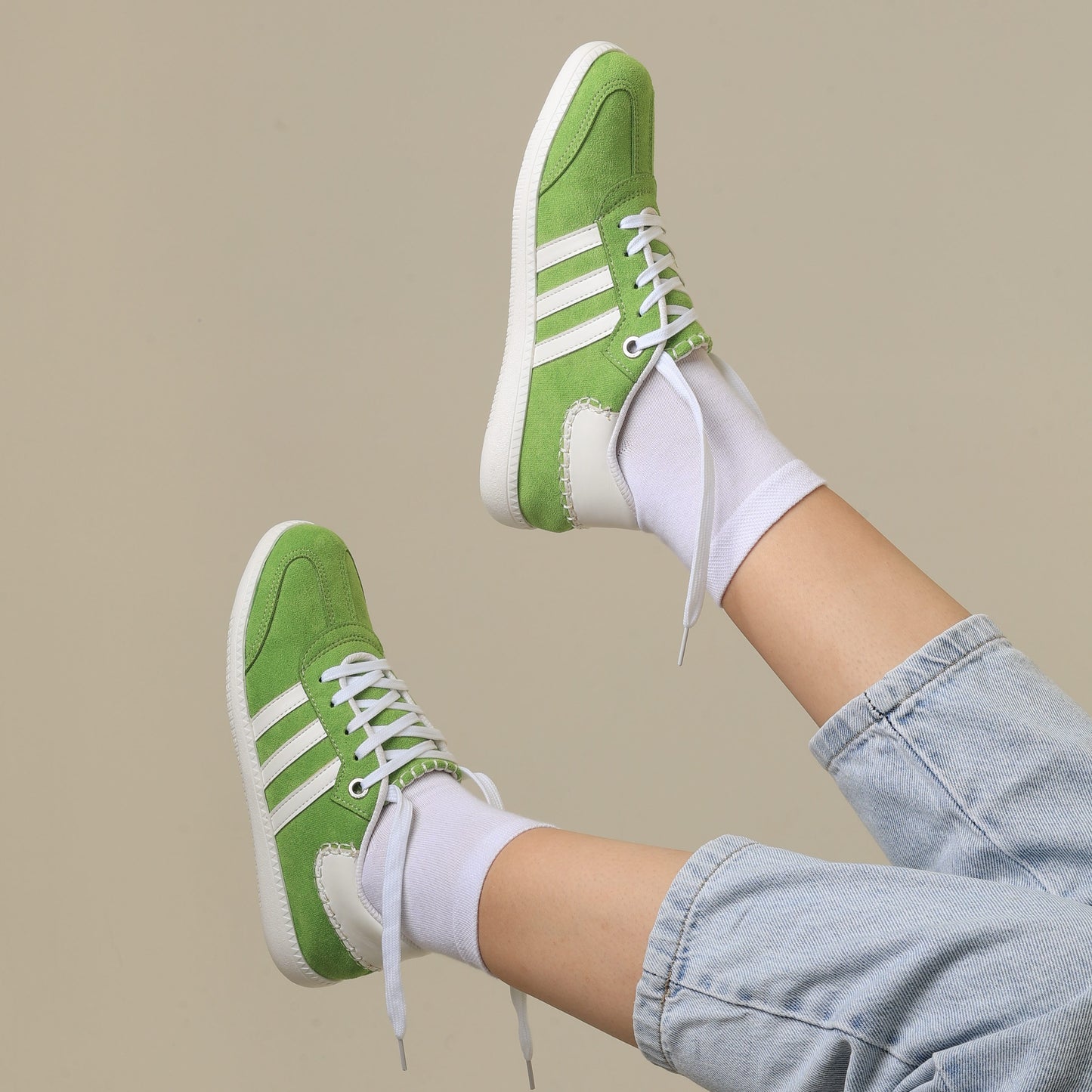 01-Flat Sneaker - green