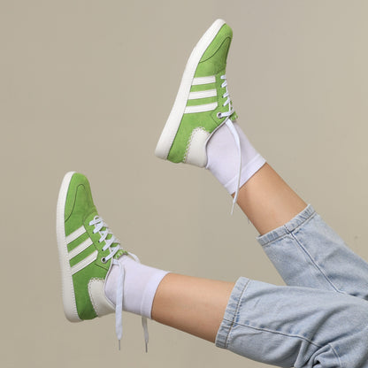 01-Flat Sneaker - green