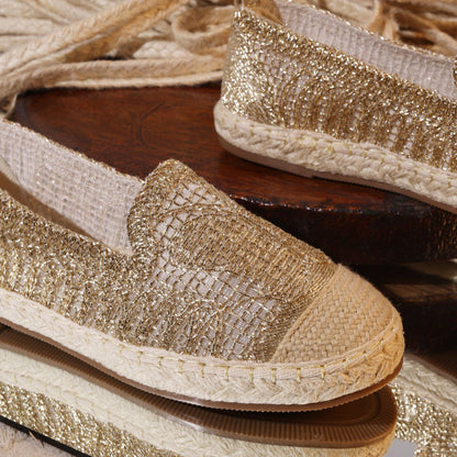 Espadrilles Turkish gold