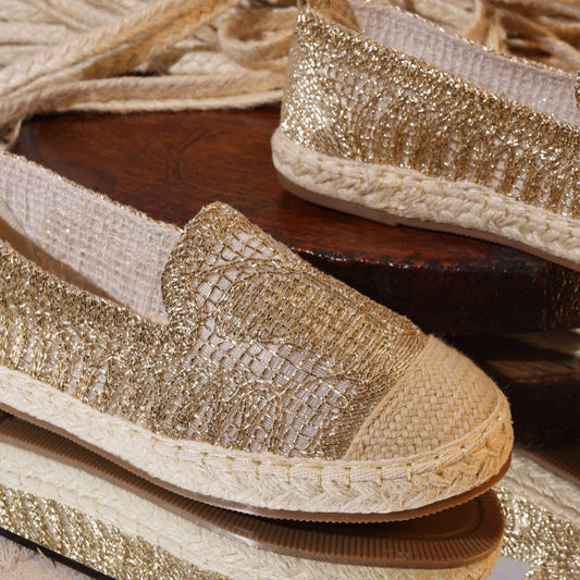 Espadrilles Turkish gold